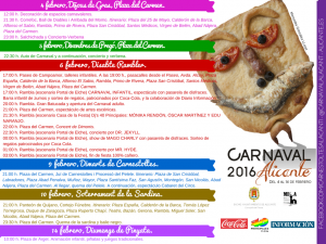 Programa Carnaval 2016